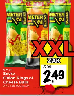 Vomar Voordeelmarkt Snexx Onion Rings of Cheese Balls aanbieding