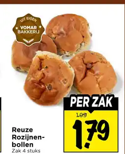 Vomar Voordeelmarkt Reuze Rozijnen- bollen aanbieding