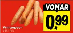 Vomar Voordeelmarkt Winterpeen aanbieding