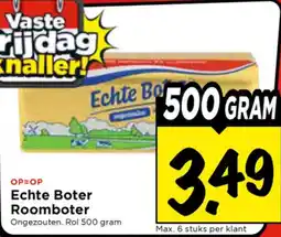 Vomar Voordeelmarkt Echte Boter Roomboter aanbieding