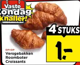 Vomar Voordeelmarkt Versgebakken Roomboter Croissants aanbieding