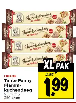 Vomar Voordeelmarkt Tante Fanny Flammkuchendeeg aanbieding