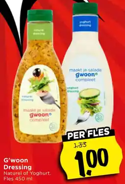 Vomar Voordeelmarkt G'woon Dressing aanbieding