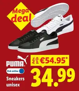 Lidl Puma sneakers unisex aanbieding