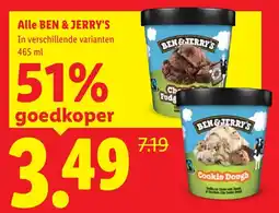 Lidl Alle ben & jerry's aanbieding