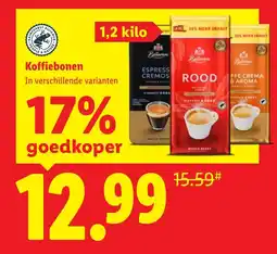 Lidl Koffiebonen aanbieding
