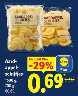 Lidl Aardappelschijfjes aanbieding