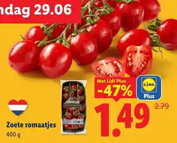 Lidl Zoete romaatjes aanbieding