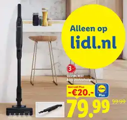 Lidl Silvercrest accu-steelstofzuiger aanbieding