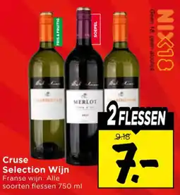 Vomar Voordeelmarkt Cruse Selection Wijn aanbieding