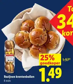 Lidl Rozijnen kretenbollen aanbieding