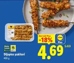 Lidl Dijspies yakitori aanbieding