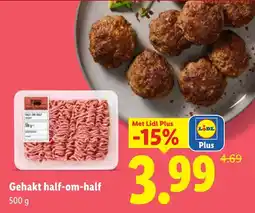 Lidl Gehakt half om half aanbieding