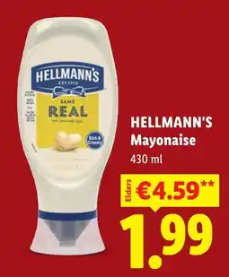 Lidl Hellmann's mayonaise aanbieding