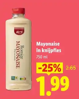 Lidl Mayonaise in knijpfles aanbieding