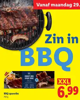 Lidl BBQ spareribs aanbieding