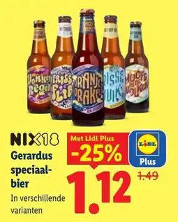 Lidl Gerardus speciaal bier aanbieding