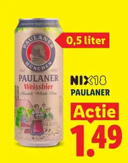 Lidl Paulaner weissbier aanbieding