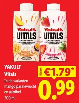 Lidl Yakult vitals aanbieding