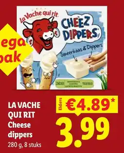 Lidl La vache qui rit cheese dippers aanbieding