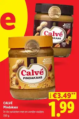 Lidl Calvé Pindakaas aanbieding