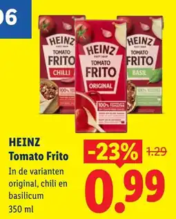Lidl Heinz tomato frito aanbieding