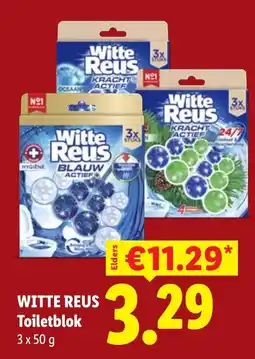Lidl Witte reus toiletblok aanbieding
