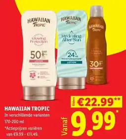Lidl Hawaiian tropic aanbieding