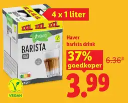 Lidl Haver basrista drink aanbieding