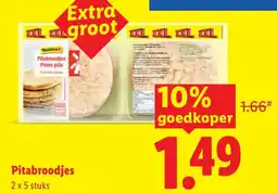 Lidl Tastino pitabroodjes aanbieding