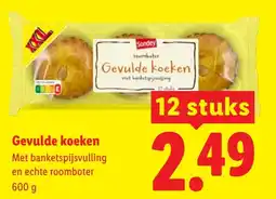 Lidl Gevulde koeken aanbieding