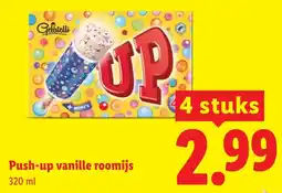 Lidl Push up vanille roomijs aanbieding