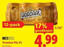 Lidl Kordaat Pilsener aanbieding