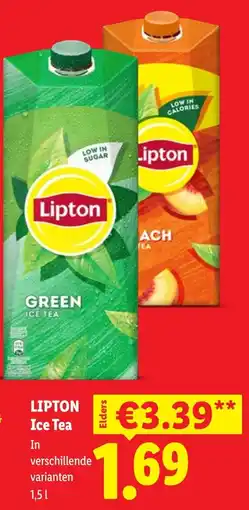 Lidl Lipton Ice Tea aanbieding