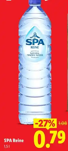 Lidl Spa reine aanbieding