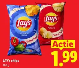 Lidl Lay's chips aanbieding