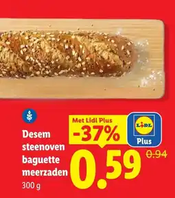 Lidl Desem steenoven baguette meerzaden aanbieding