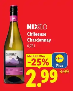Lidl Chileense chardonnay aanbieding