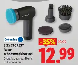 Lidl Silvercrest accu schoonmaakborstel aanbieding