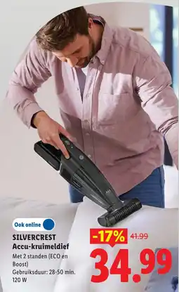 Lidl Silvercrest accu kruimeldief aanbieding