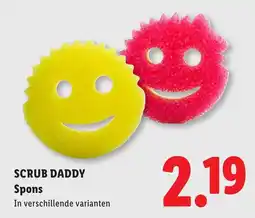 Lidl Scrub daddy spons aanbieding