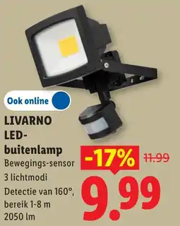 Lidl Livarno led buitenlamp aanbieding