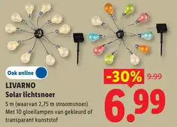 Lidl Livarno solar lichtsnoer aanbieding
