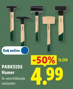 Lidl Parkside hamer aanbieding