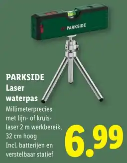 Lidl Parkside laser waterpas aanbieding