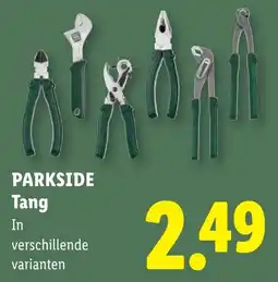 Lidl Parkside tang aanbieding