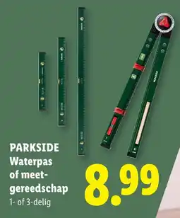 Lidl Parkside waterpas of meetgereedschap aanbieding