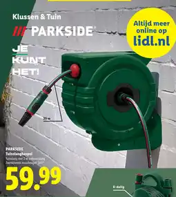 Lidl Parkside tuinslanghaspel aanbieding