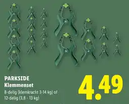 Lidl Parkside klemmenset aanbieding