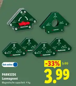 Lidl Parkside lasmagneet aanbieding